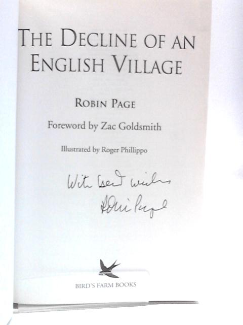 The Decline of an English Village von Robin Page