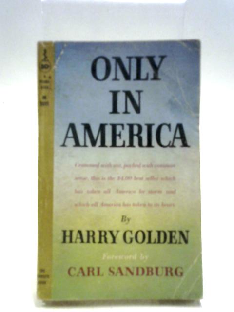 Only in America By Harry Golden