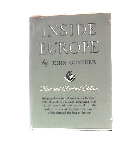 Inside Europe By John Gunther