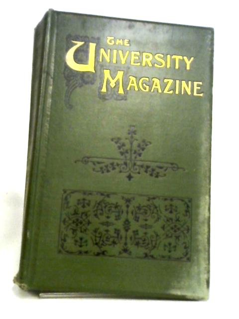 The University Magazine and Free Review By Anon
