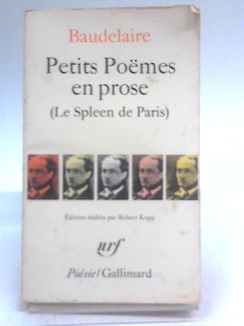 Petits Poemes En Prose By Charles Baudelaire