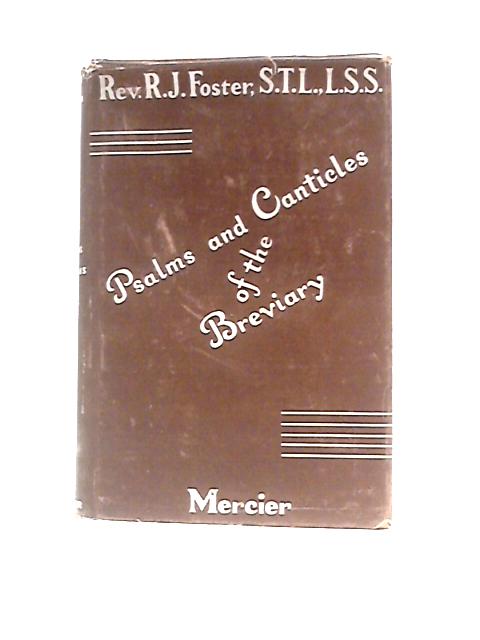 Psalms and Canticles of the Breviary von Richard J Foster