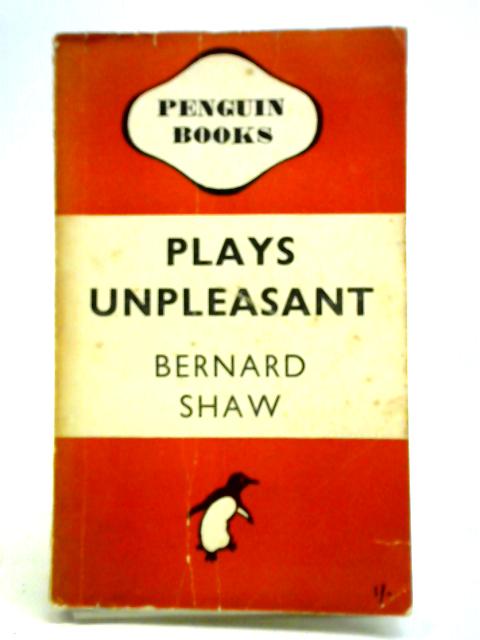 Plays Unpleasant By Bernard Shaw