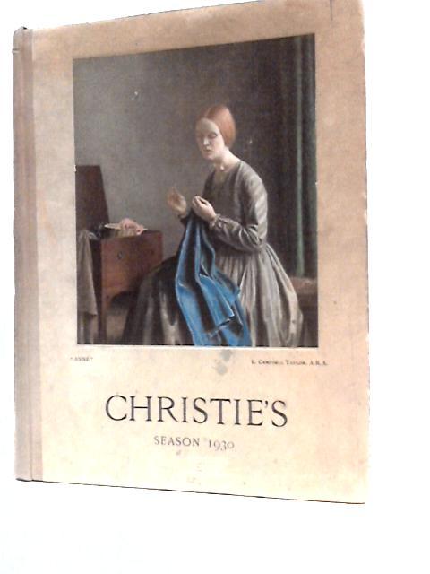 Christie's Season 1930 von Unstated