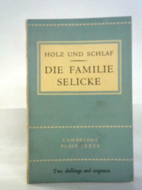 Die Familie Selicke By Arno Holz