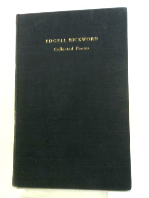 Collected Poems By Edgell Rickword