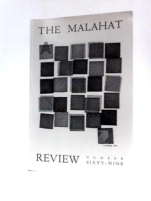 The Malahat Review By Constance Rooke