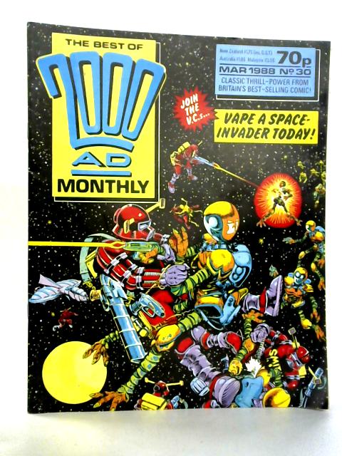 The Best Of 2000AD Featuring Judge Dredd Monthly No. 30 March 1988 By unstated