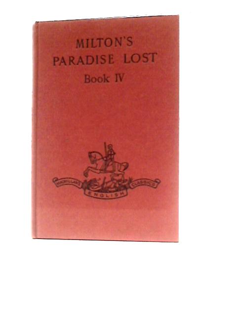 Paradise Lost - Book IV By John Milton