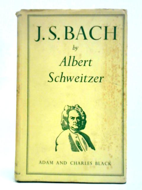 J. S. Bach, Volume II von Albert Schweitzer