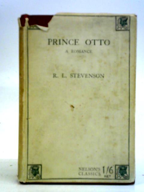 Prince Otto By Robert Louis Stevenson