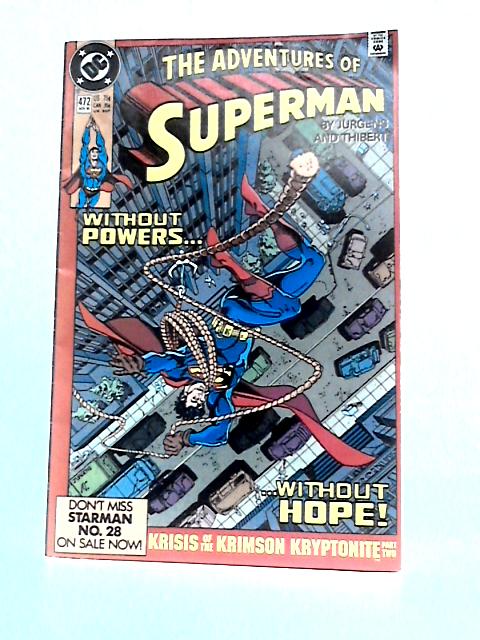 The Adventures Of Superman #472 By Unstated