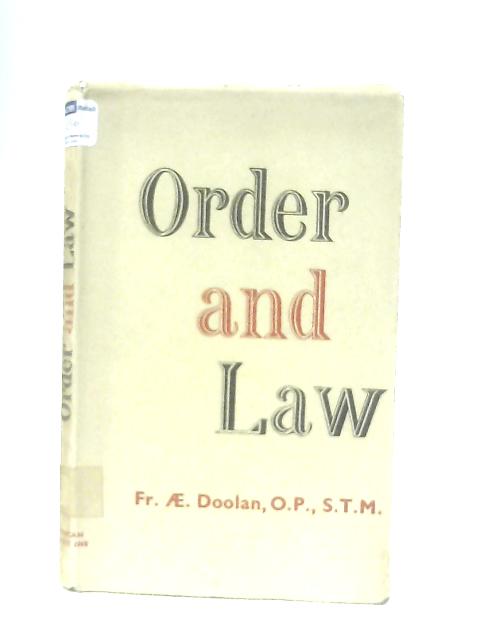 Order and Law By Aegidius Doolan