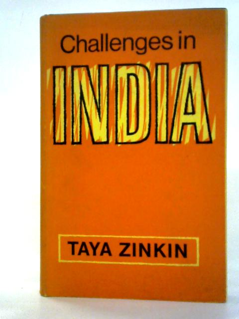 Challenges in India von Taya Zinkin