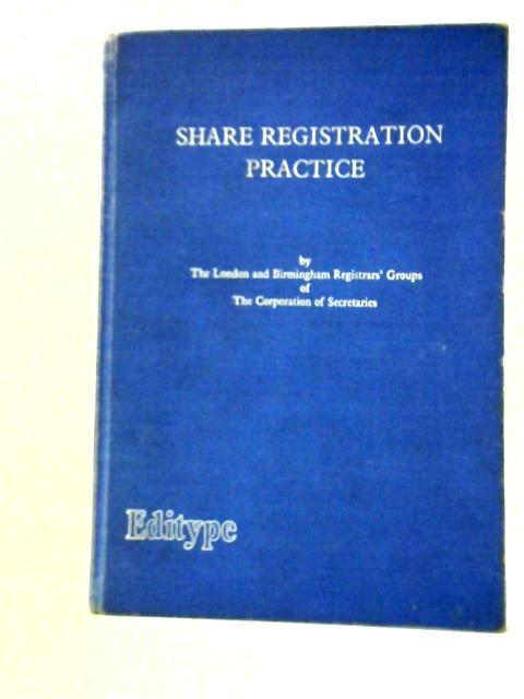 Share Registration Practice By Unstated