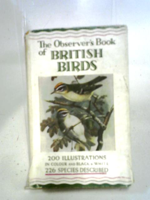 The Observer's Book Of British Birds By S Vere Benson