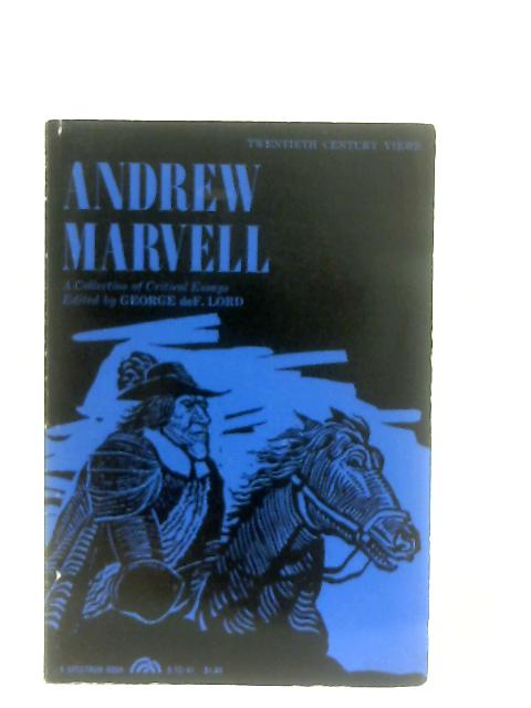 Andrew Marvell: Collection of Critical Essays (20th Century Views) By Andrew Marvell