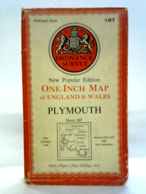 Ordnance Survey One-inch Map of England and Wales: Plymouth von Ordnance Survey