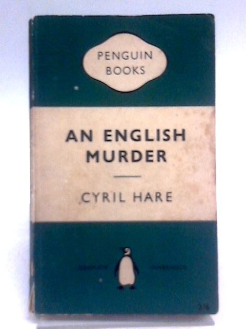 An English Murder By Cyril Hare