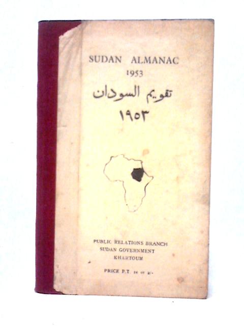 Sudan Almanac 1953 By Unstated