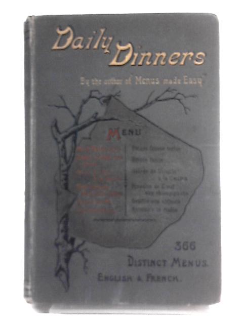 Daily Dinners - A Collection of 366 Distinct Menus in English and French By Nancy Lake