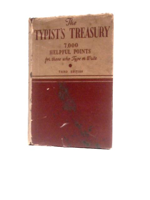 The Typist's Treasury or Secretary's Book of Words By Kate Stevens