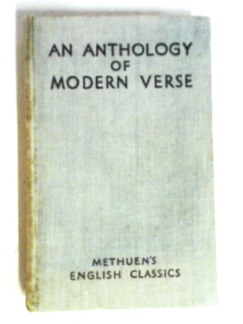 An Anthology Modern Verse von Robert Lynd (intro)