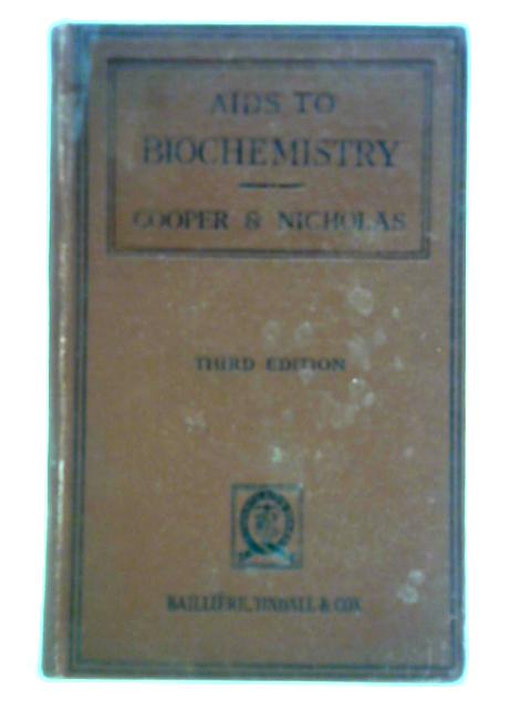 Aids to Biochemistry By E.A. Cooper