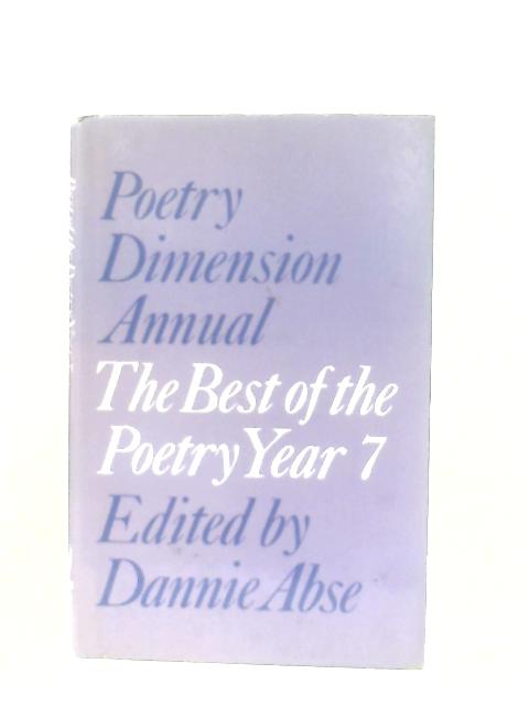 Best of the Poetry Year, Poetry Dimension Annual No. 7 von Dannie Abse (Ed.)