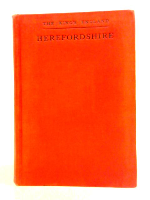 Herefordshire von Mee, Arthur