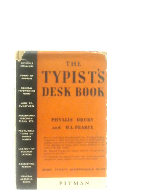 The Typist's Desk Book By Phyllis Drury & H. L. Pearce