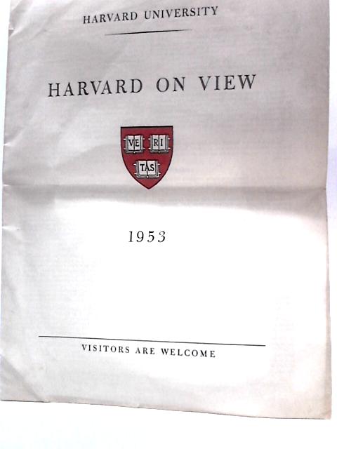 Harvard On View 1953 par Unstated