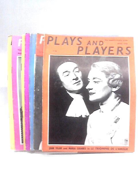 7 Plays and Players Magazine Issues 1956 By Unstated