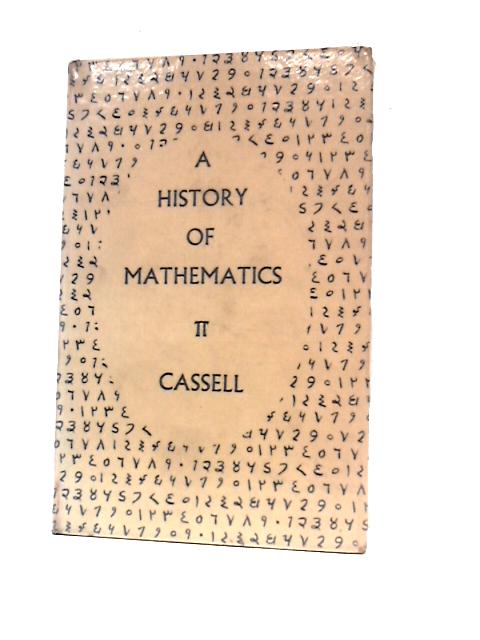 A History Of Mathematics For Secondary Schools By H. A.Freebury