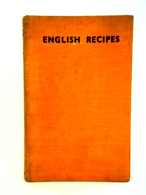 English Recipes By Countess Morphy