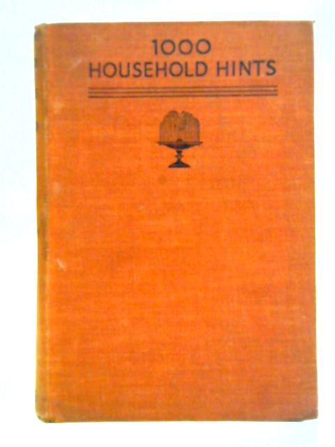 1000 Household Hints By Elizabeth Craig