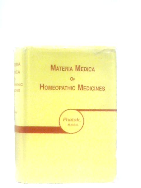 Materia Medica of Homeopathic Medicines By S. R. Phatak
