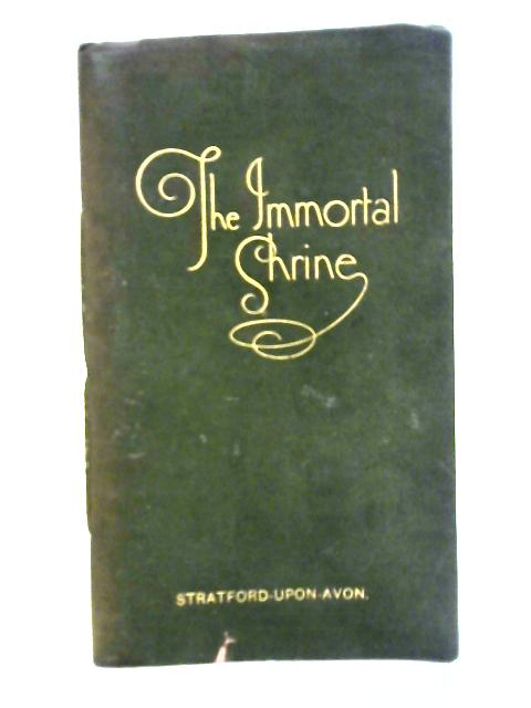 The Immortal Shrine By A. K. Chesterton