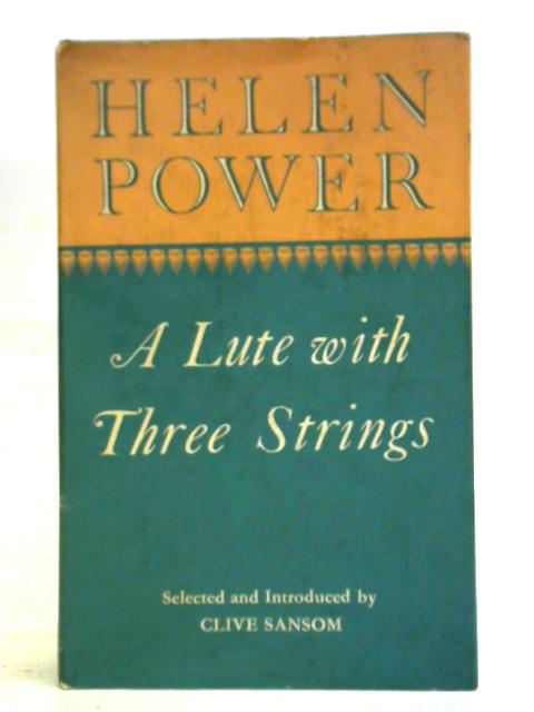 A Lute With Three Strings By Helen Power