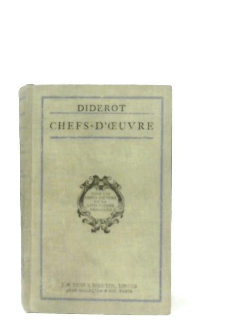 Chefs-D'Oeuvre. Tome Deuxieme von Denis Diderot