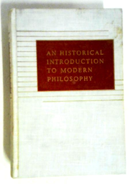 An Historical Introduction to Modern Philosophy par Hugh Miller