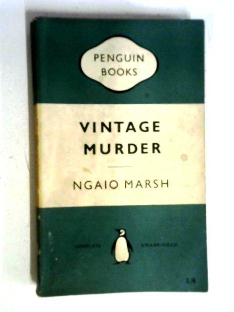 Vintage Murder By Ngaio Marsh