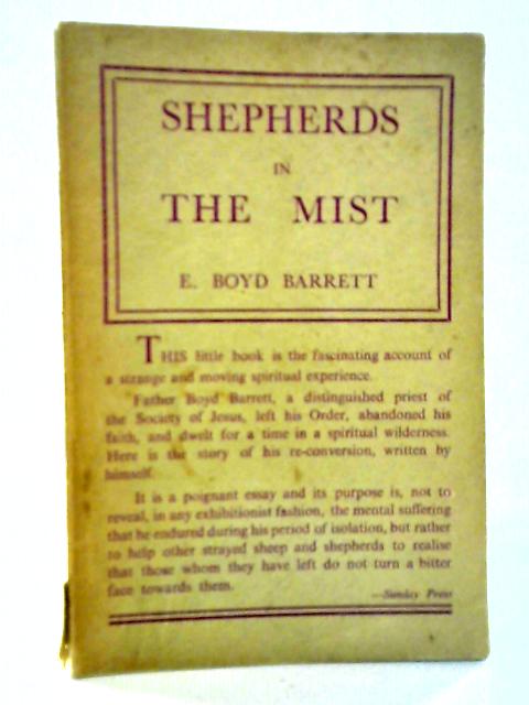 Shepherds in the Mist By E Boyd Barrett