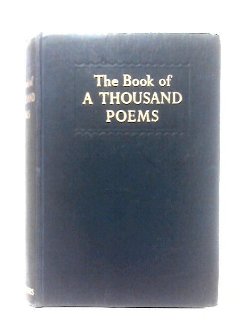 The Book of a Thousand Poems By Unstated