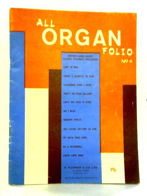 All Organ Folio No 4 By Various