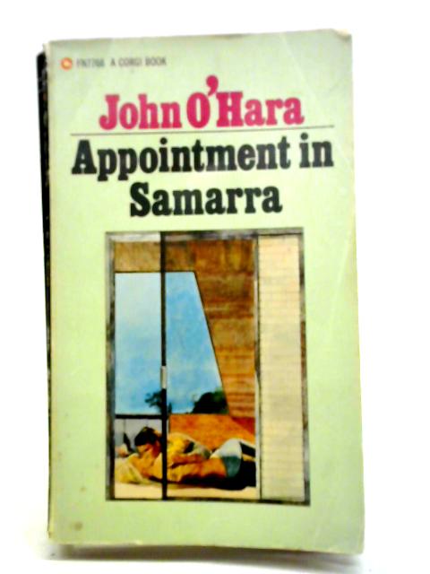 Appointment in Samarra By John Henry O'Hara