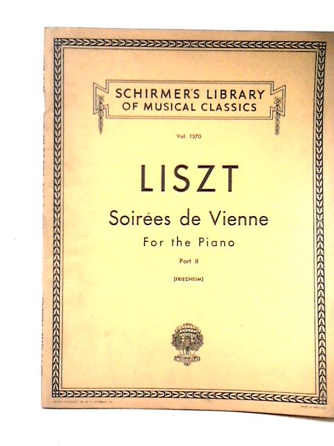 Soirees de Vienne Part II von Franz Liszt