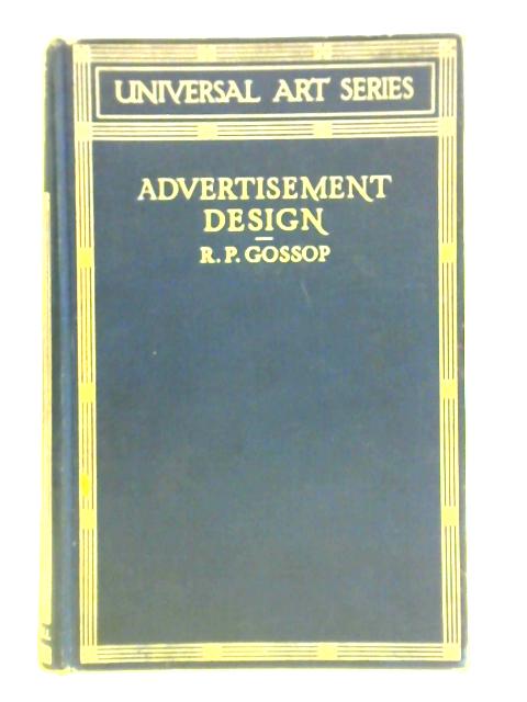 Advertisement Design By R. P. Gossop