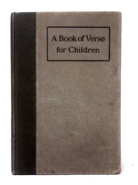 A Book of Verse for Children von Alys Rodgers