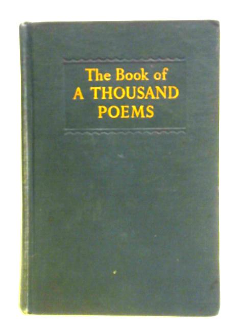 The Book of a Thousand Poems von Various